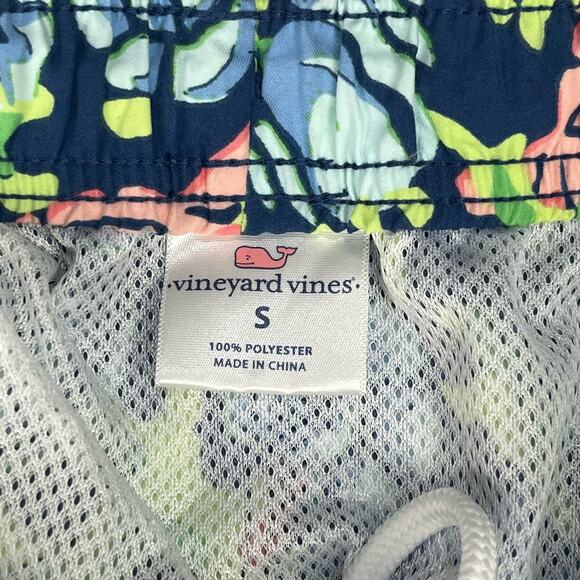 Vineyard Vines Men's Swim Shorts Trunks Small Lined Pockets Turtles Shells - Picture 7 of 9